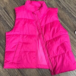 GAP Girls Hot Pink Puffer Vest